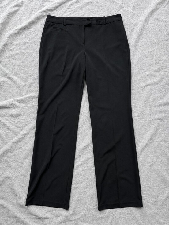 Selene Sport Pants - Selene Sport Black Straight Leg Career Pants Women's Size 10